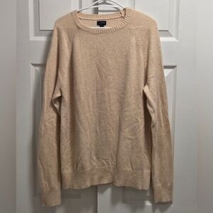 J. Crew Beige Sweater Size Large